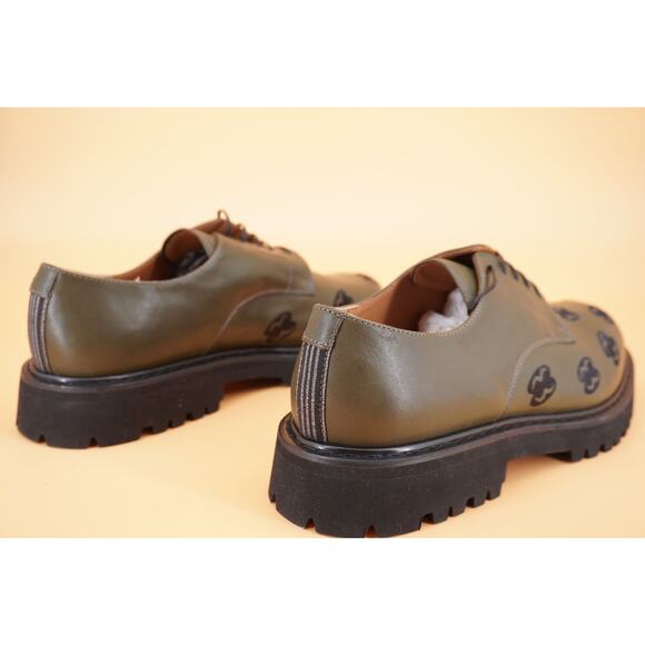 Armando Cabral Oba Lace-Up Lug Derby Vert militaire Lug Sole Size 12 /45 Men Lug main image 4